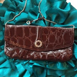 shoulder bag ; by Brighton was n deep eggplant